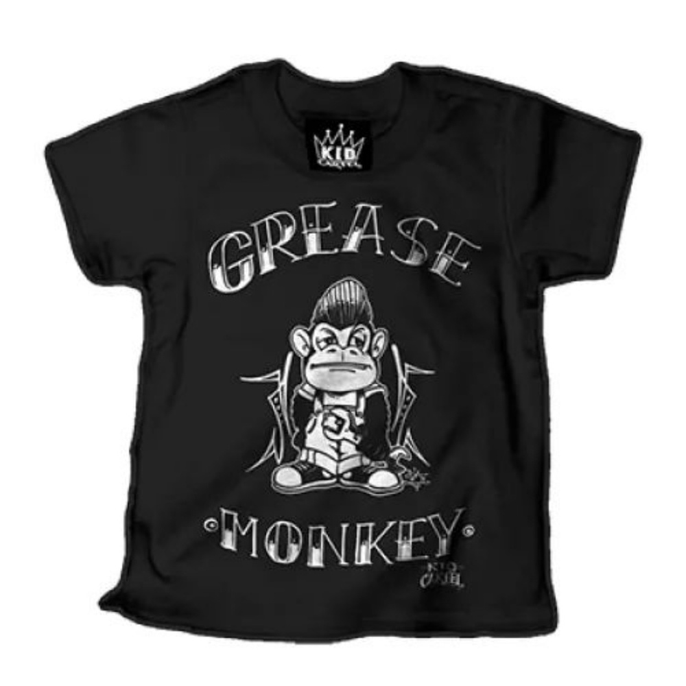 Grease Monkey kids shirt